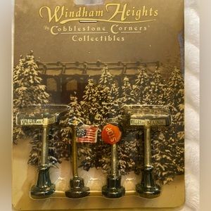 Cobblestone Corners Collectibles Street Signs Accessories Windham Heights